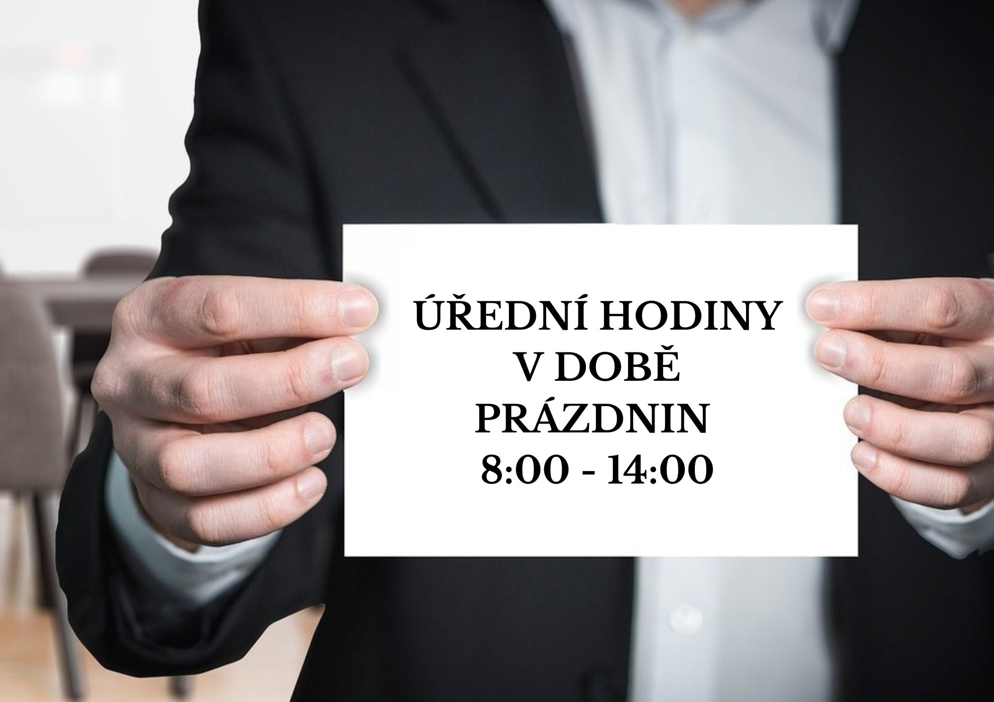 Featured image for “Provoz v době hlavních prázdnin 2026”