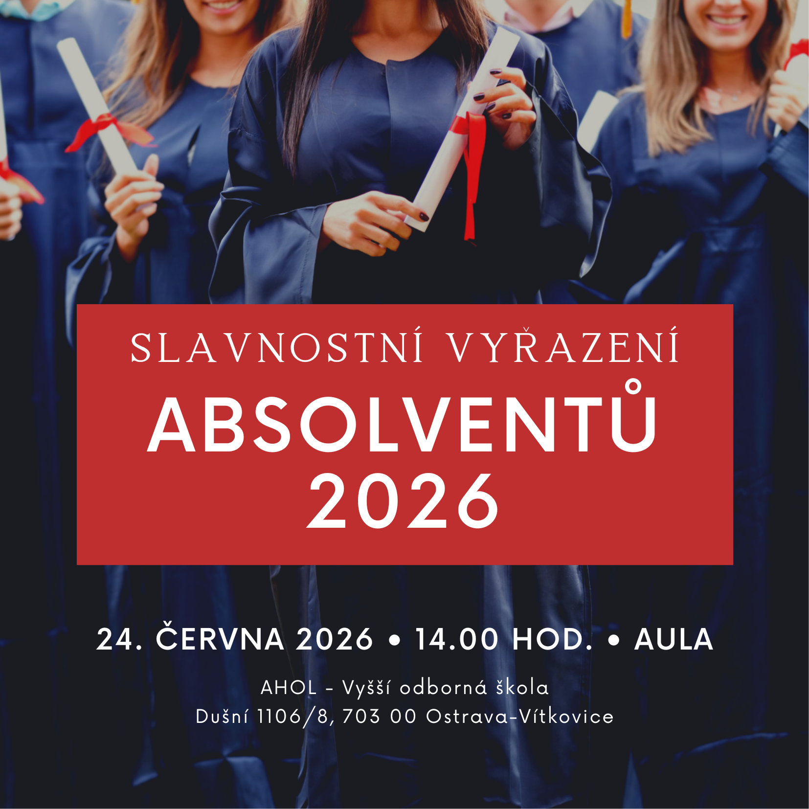 Featured image for “Pozvánka na Slavnostní vyřazení absolventů 2026”